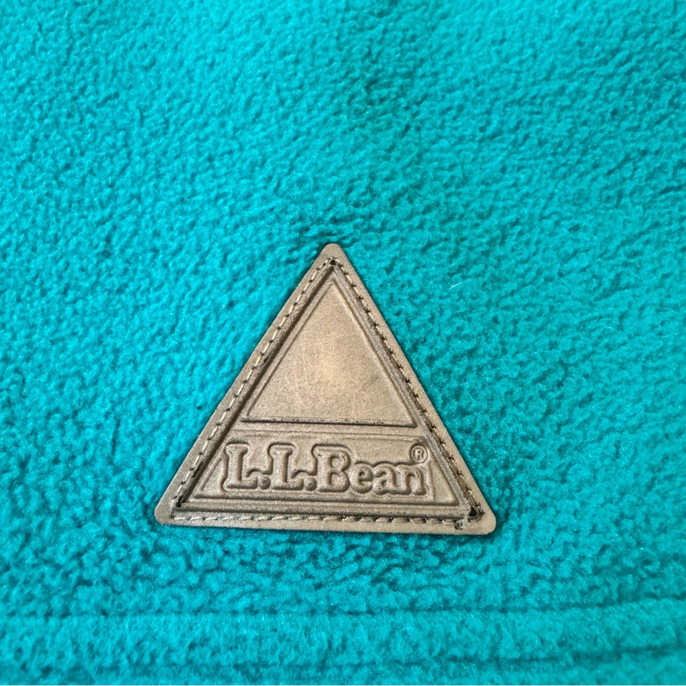 LL Bean Teal Fleece Full Zip Jacket. Size Kids 4. - Picture 13 of 17